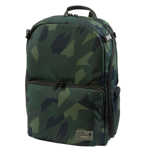 Custom Green Camo Kids Hard Shell Backpack (Personalized