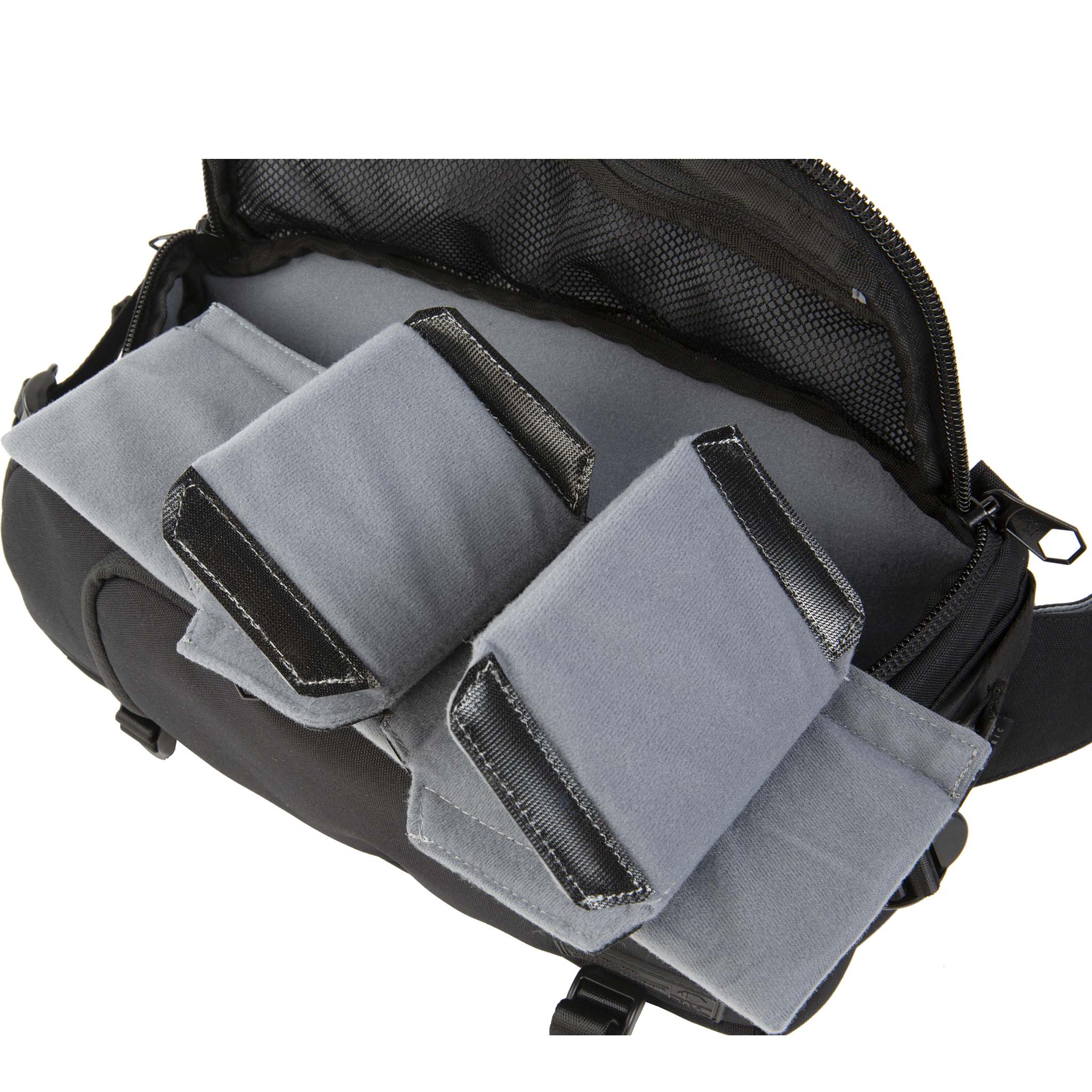 Coated Sling Bag with Detachable Strap